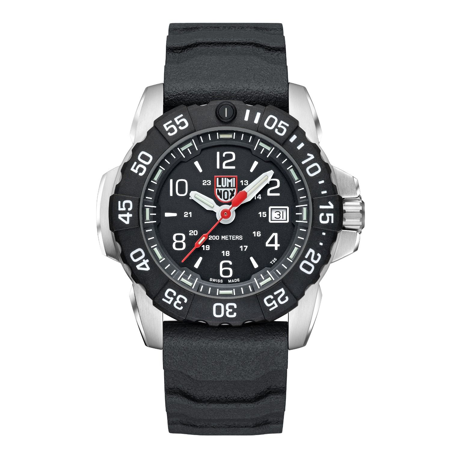 Luminox - Sea Collection. Navy Seal RSC. Black/Black. Quartz 200m WR Saffierglas