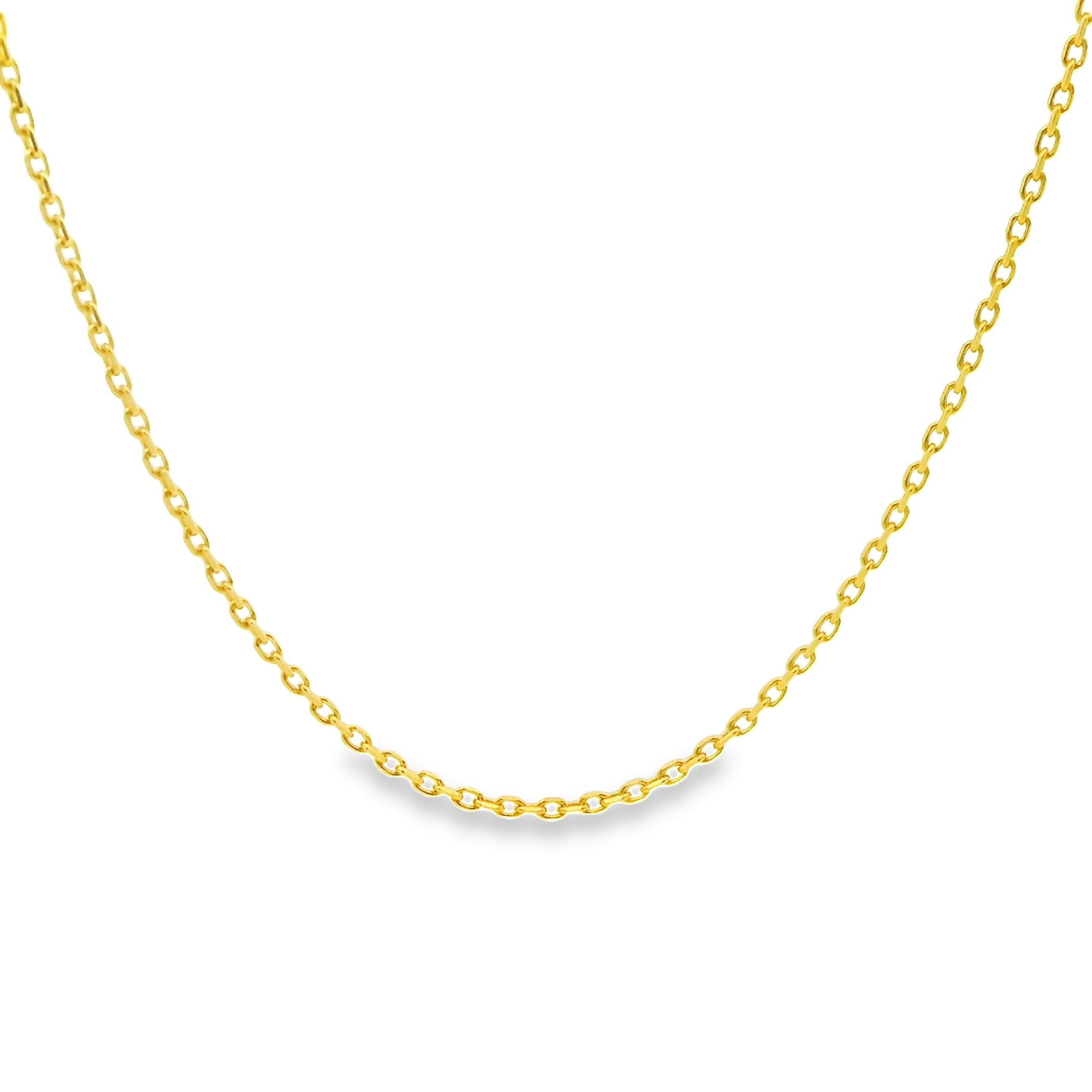 Dit collier van Louis Bros is vervaardigd uit 14 karaat geelgoud (1.60 gr). Het collier heeft een lengte van 40 cm en een dikte van 0.5 mm. Dit collier is stijlvol, eenvoudig en gemakkelijk te combineren.
Wil je deze ketting graag zien en passen? Dat kan natuurlijk! Klik op reserveer en maak een afspraak om te bekijken. Wij zorgen er dan voor dat wij dit collier op voorraad hebben in de winkel op het moment dat jij graag langskomt.
Verkrijgbaar vanaf 40 cm.