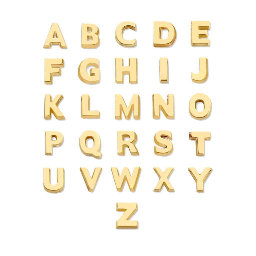 Met de Minitials Signature Initialen kies je een los initiaal om jouw Minitials ketting uit te breiden.