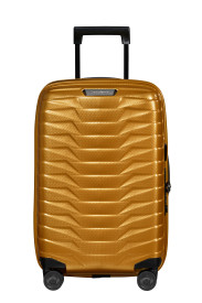 


Ontdek een nieuwe manier van reizen met Proxis, de koffer voor topprestaties. De schalen zijn vervaardigd uit Roxkin™, een exclusief materiaal uit meerdere lagen dat Samsonite zelf heeft ontwikkeld. De koffer wordt gefabriceerd in Hongarije en wordt voorzien van 100% hernieuwbare energie. De Proxis koffer neemt opnieuw zijn oorspronkelijke vorm aan en is opvallend stevig, veerkrachtig en licht. Tevens zijn de schalen volledig recycleerbaar. De koffer springt in het oog door zijn geraffineerde design en is speciaal ontworpen om aan al jouw behoeften te voldoen.

Garantie
10 jaar beperkte wereldwijde garantie
Model
Spinner (4 wielen)
Kleur
Honey Gold
Materiaal
Roxkin™ (Polypropylene)
Afmetingen
55 x 35 x 23 cm
 Maattabel
Ruimste afmetingen
55 x 35 x 26 cm
Size
Handbagage
Volume
38/44 L
Gemiddeld inpakgewicht
Ongeveer 10 kg

In Europa vervaardigd
Ja