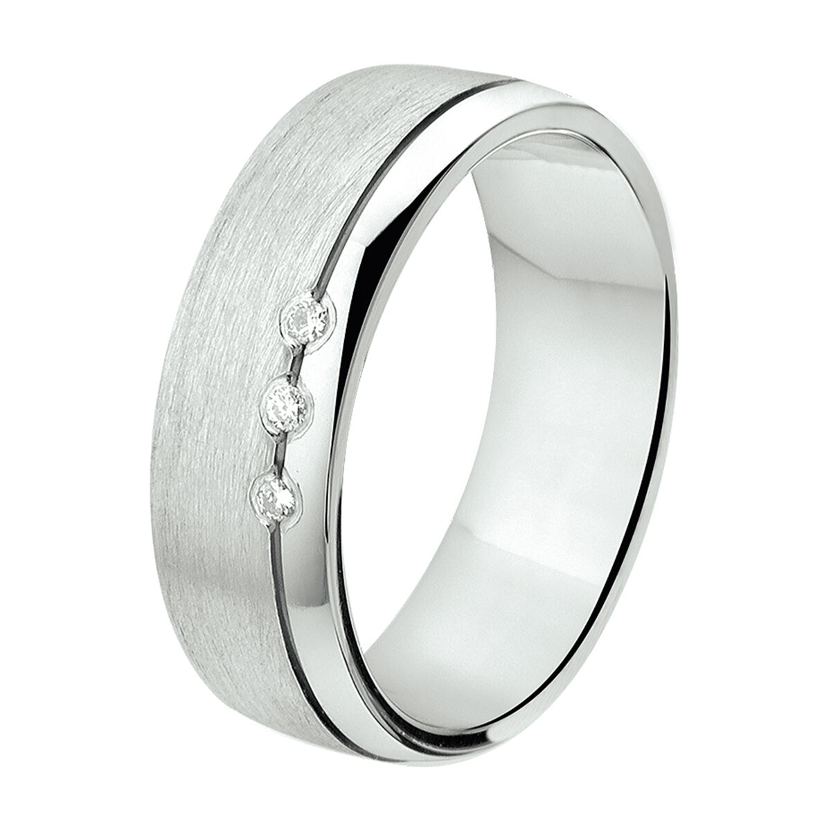 0.03 CT diamant , maat 17.5