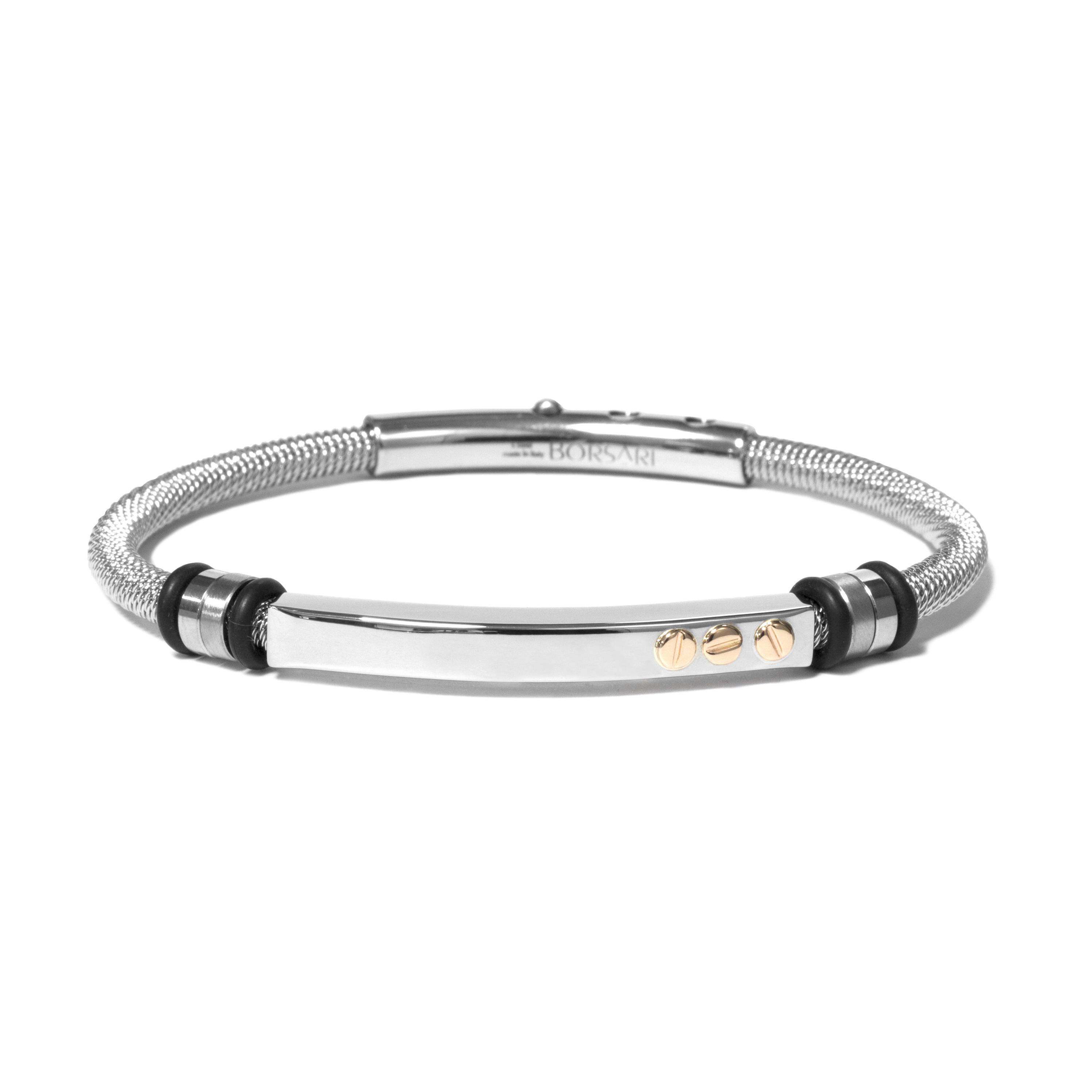 Borsari Verona - armband staal/goud