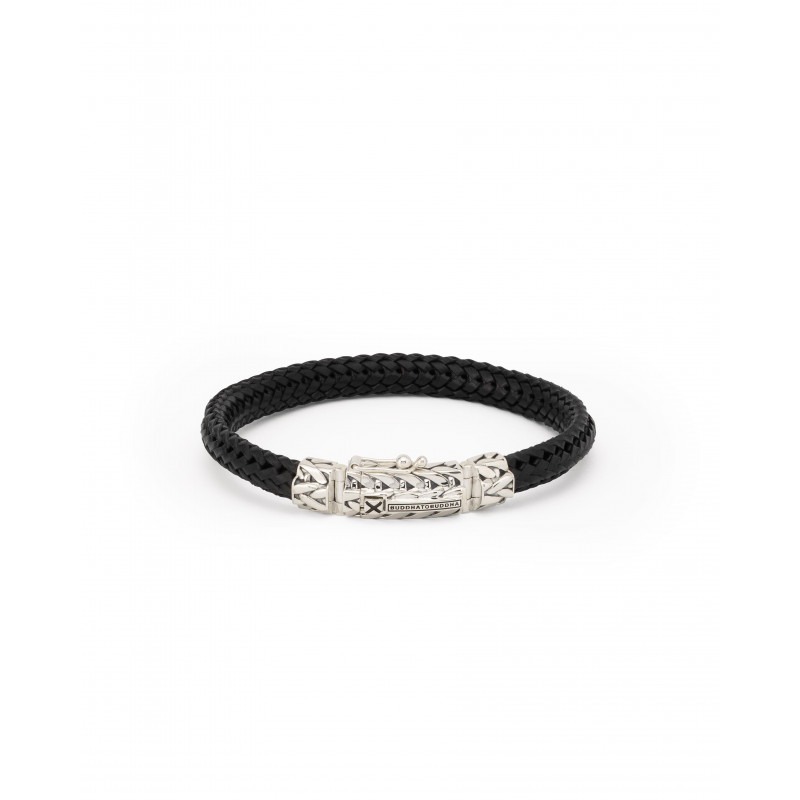 buddha to buddha 863BL E - Nurul/Ellen Mix Bracelet Leather Black 