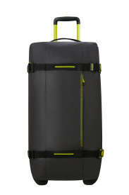 Urban Track is perfect voor de casual reiziger die houdt van georganiseerd inpakken en comfort. Voor het eerst worden alle reistassen voorzien van een TSA-slot om ervoor te zorgen dat al jouw bezittingen veilig blijven. De goed doordachte details aan de buitenkant, zoals de handgrepen aan de voorkant, de eigentijdse accentprint, het metalen logoplaatje met matte afwerking en de volume aanduiding aan de zijkant maken van deze collectie een must-have voor elke ontdekkingsreiziger. Laat het avontuur beginnen met Urban Track!

Model	Reistas met wielen
Materiaal	Made from rPet Polyester with 42 recycled PET bottles using Recyclex™ material technology
Kleur	Asphalt Black
Afmetingen	78.5 x 44 x 43 cm (inclusief handvatten, wielen, bodemdoppen, zijvakken en andere uitwendige onderdelen)

Inhoud:
Volume	116 L
