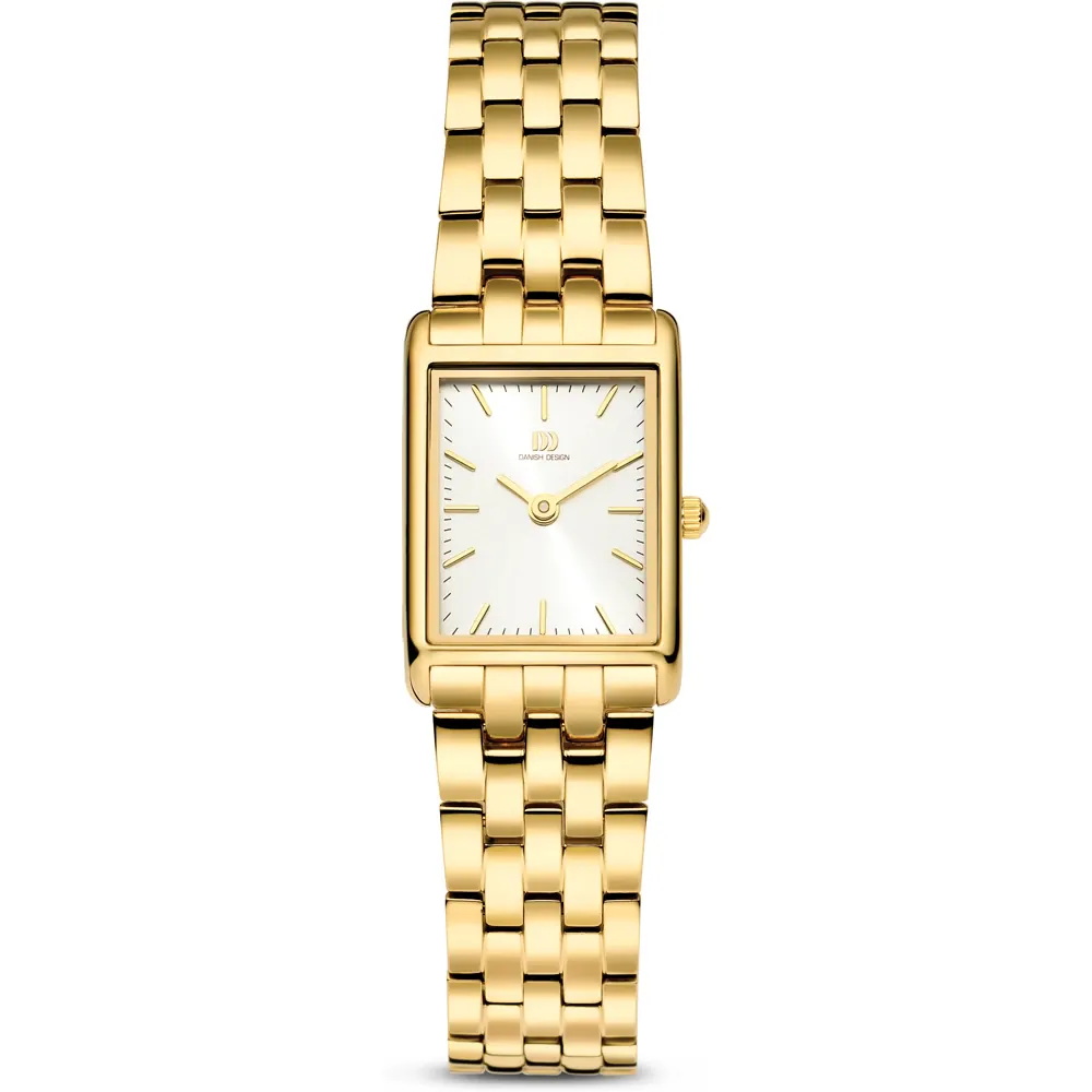 Danish Design horloge met stalen band, Marie Petite double
