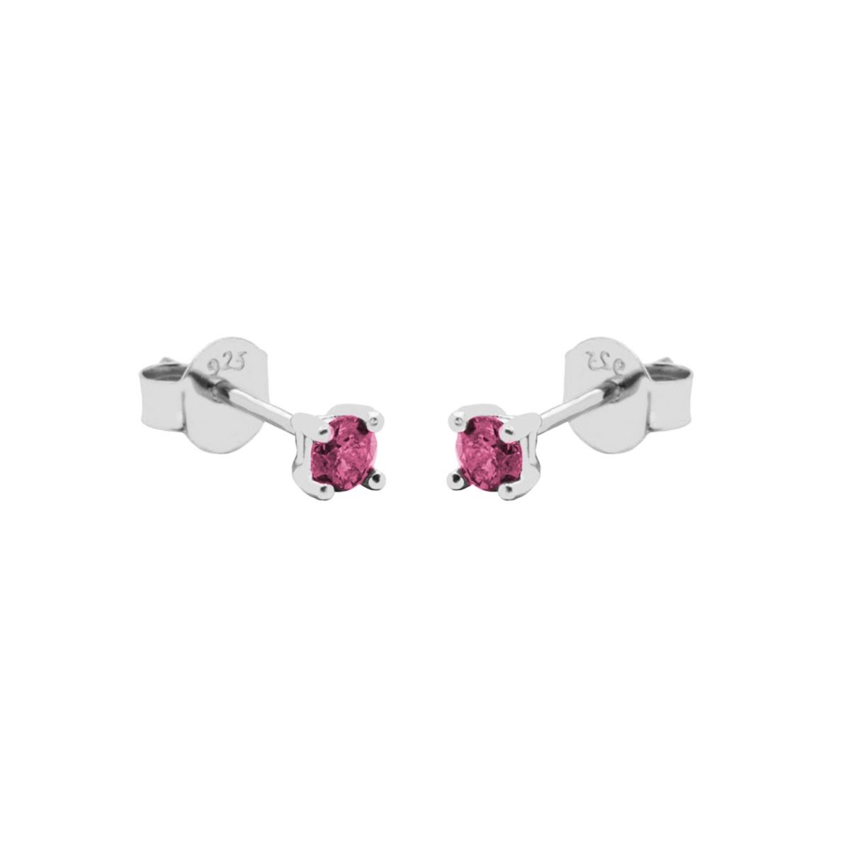 Dit zijn onze 2MM Zirconia Oorstekers. De oorbellen zijn verkrijgbaar in 925 sterling zilver of met een 14K gouden of rosegouden plating