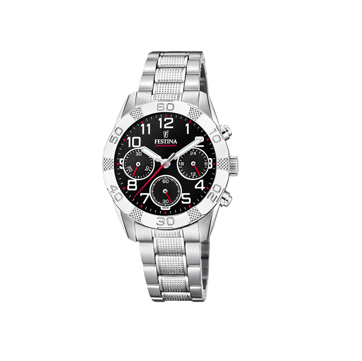 Festina - staal brac. chrono 50m WR MJS20