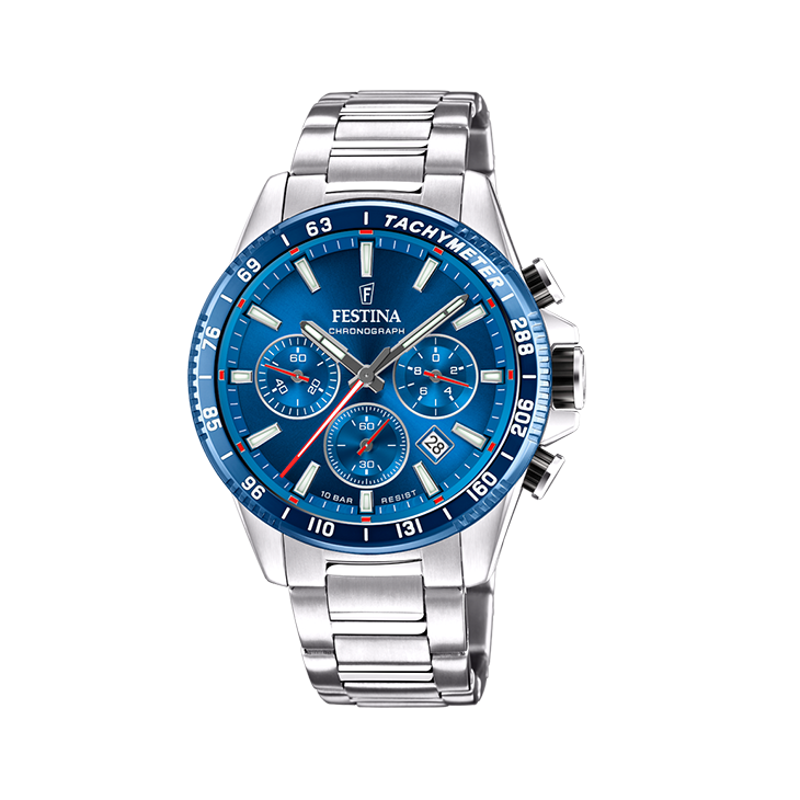 Festina - Quartz Chronograaf. Mineraalglas 100m WR - F20560/3