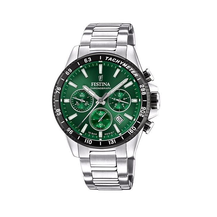 Festina - Quartz Chronograaf. Mineraalglas 100m WR - F20560/4