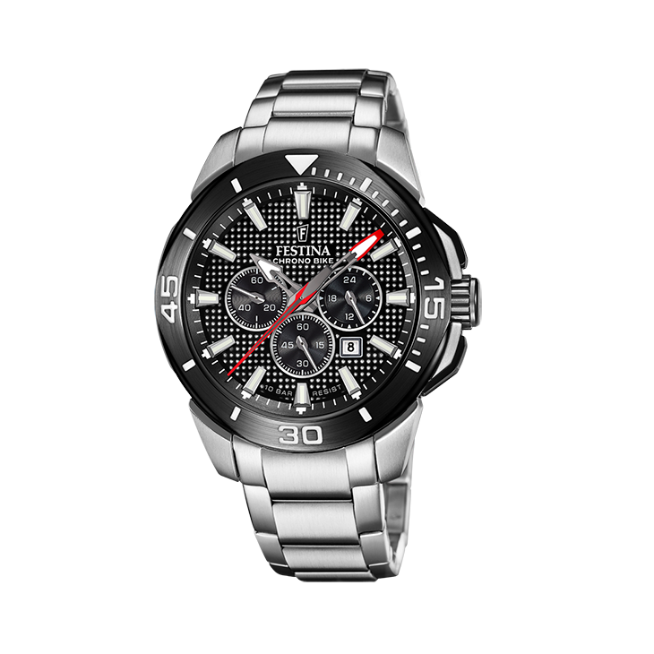 Festina - Chrono Bike. Quartz Chronograaf. Mineraalglas 100m WR