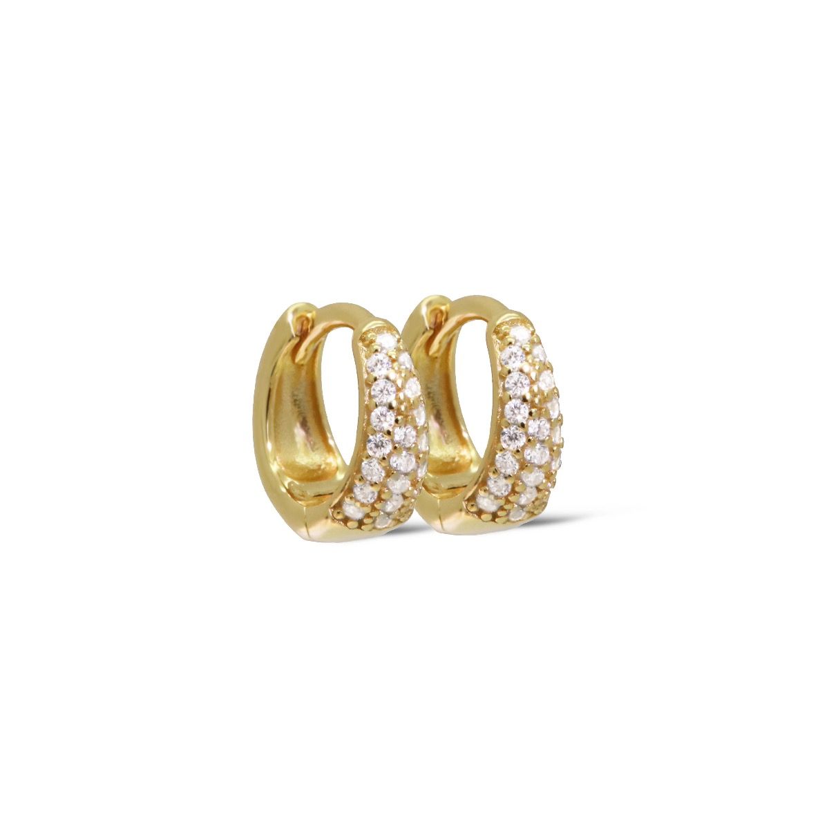 Karma Hinged Hoops MAYS Drop 12MM Goldplated H457GP