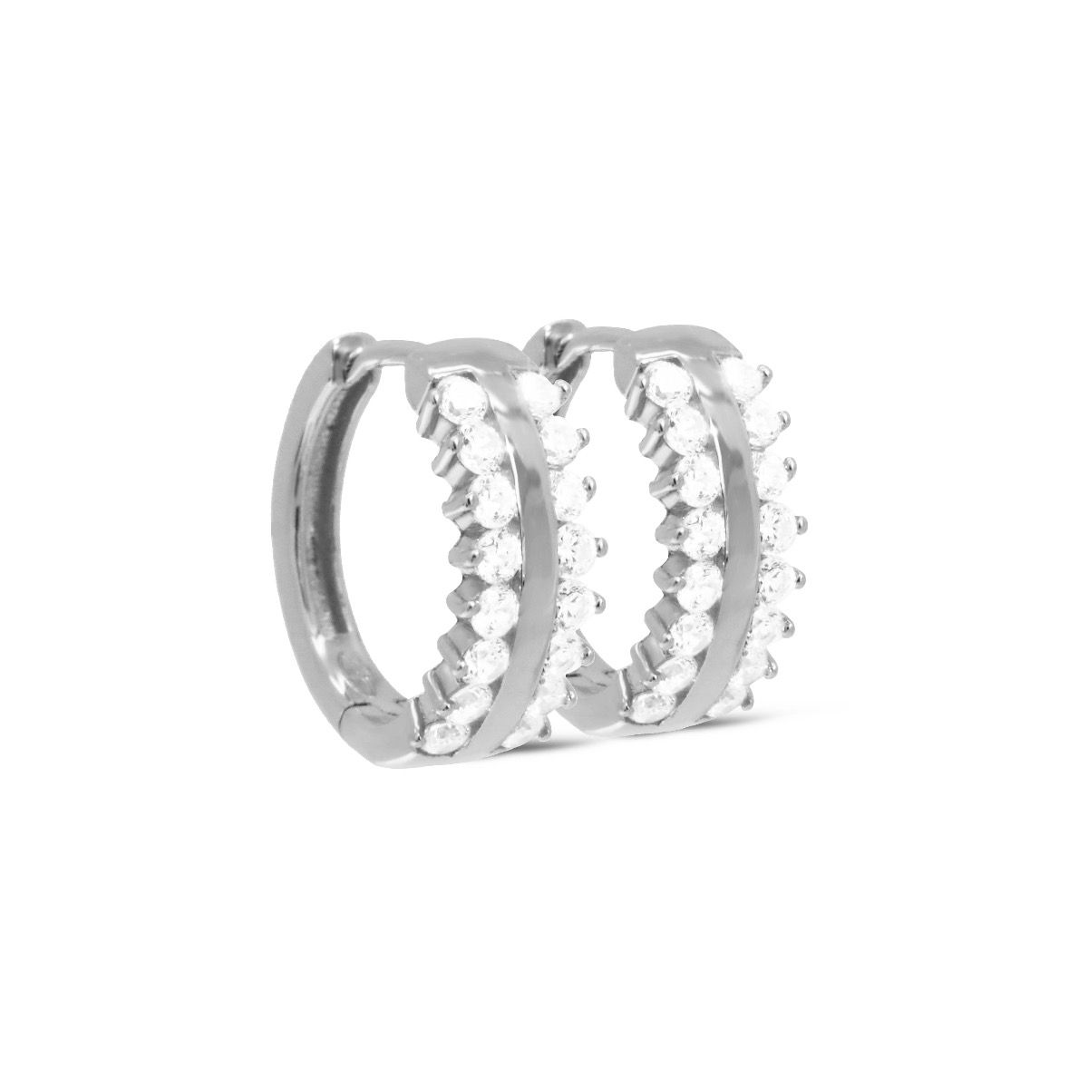 Karma Hinged Hoops NILE Silver 15MM H463S