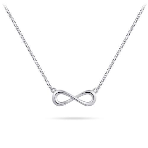 De Gisser collier zilver | infinity | 42 + 3 cm is een elegante halsketting gemaakt van hoogwaardig zilver. De ketting heeft een totale lengte van 45 cm en valt binnen de categorie 'sieraad'. Perfect om je look te completeren, draag deze ketting solo of combineer het met andere sieraden voor een stijlvolle uitstraling.
