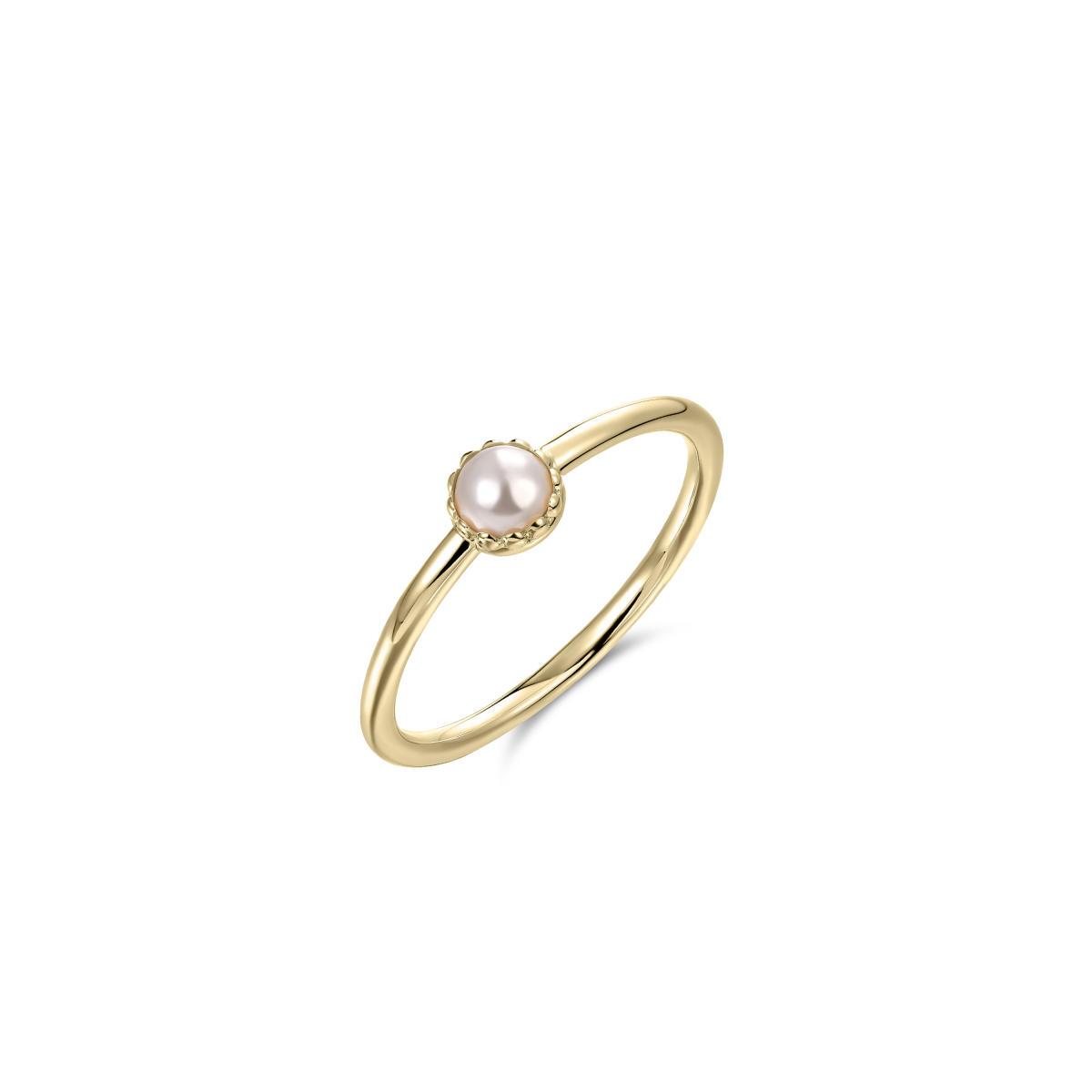 Mini kraal parel Ring | 4 MM vgr051-54