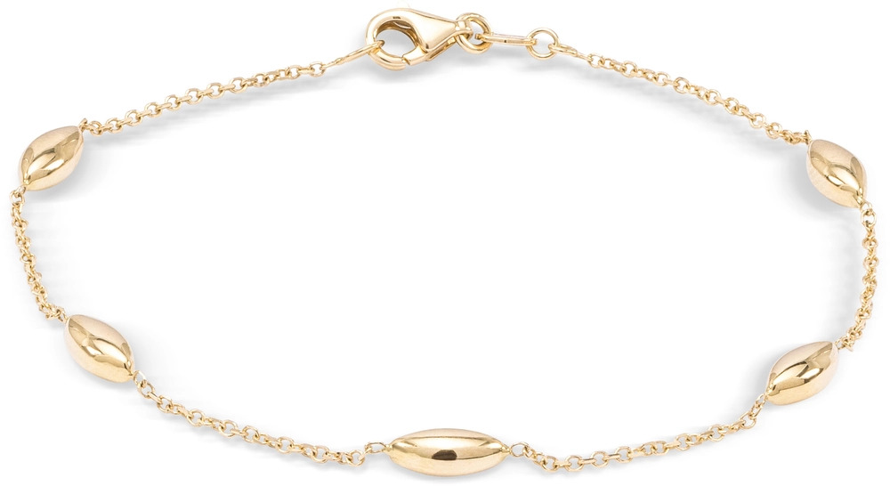 
Deze armband van Monzario is niet zomaar een sieraad; het is een meesterwerk van vakmanschap en elegantie. Handgemaakt met zorgvuldige precisie, straalt deze armband een tijdloze schoonheid uit die de tand des tijds zal doorstaan. De gourmet schakels, met hun verfijnde details, voegen een subtiele glans toe aan elke pols. Elk onderdeel van deze armband is doordrenkt met het vakmanschap en de passie van Monzario, waardoor het niet alleen een accessoire is, maar een symbool van verfijning en stijl. Met zijn glinsterende geelgouden tint is deze armband niet alleen een lust voor het oog, maar ook een statement van luxe en klasse.