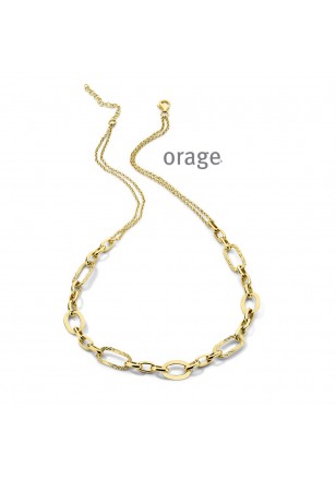 AW362 Ketting verguld geel goud