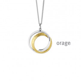 Ketting 925 rh bicolor geel