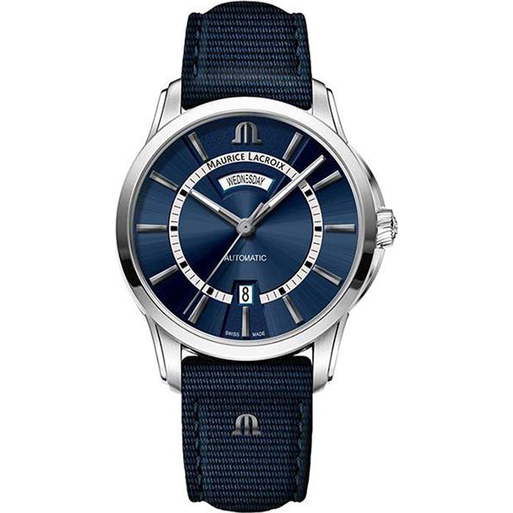Dit Maurice Lacroix horloge heeft een kast gemaakt van Roestvrijstaal met een diameter van 41 mm en is voorzien van een leren band. In de kast bevindt zich een Sellita kwaliteitsuurwerk en is afgewerkt met Saffierglas.

Het horloge is 10ATM. Dit betekent dat het horloge geschikt is om mee te zwemmen. Verder wordt het horloge geleverd met 2 jaar garantie.