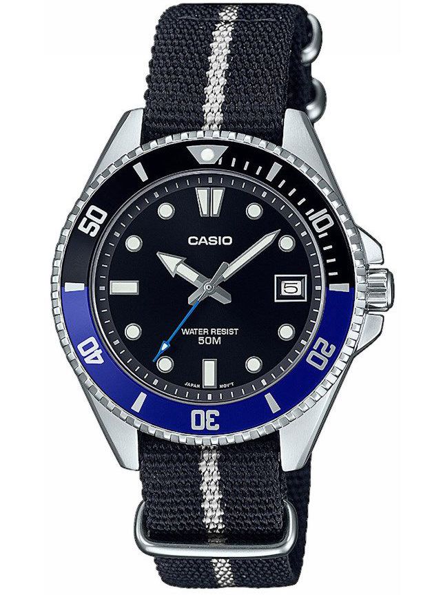 Casio MDV-10C-1A2VEF Timeless Collection Heren Horloge

- Behuizing gemaakt van roestvrijstaal
- Datum weergave
- Voorzien van mineraalglas
- Dikte van de behuizing is 10.4 mm

Wordt geleverd in originele Casio horlogedoos en officiële garantie.