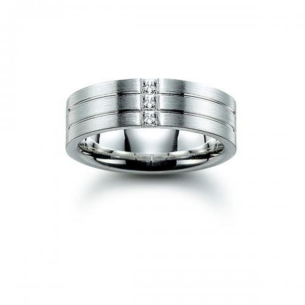 VIV699027 zilveren ring met zirconium