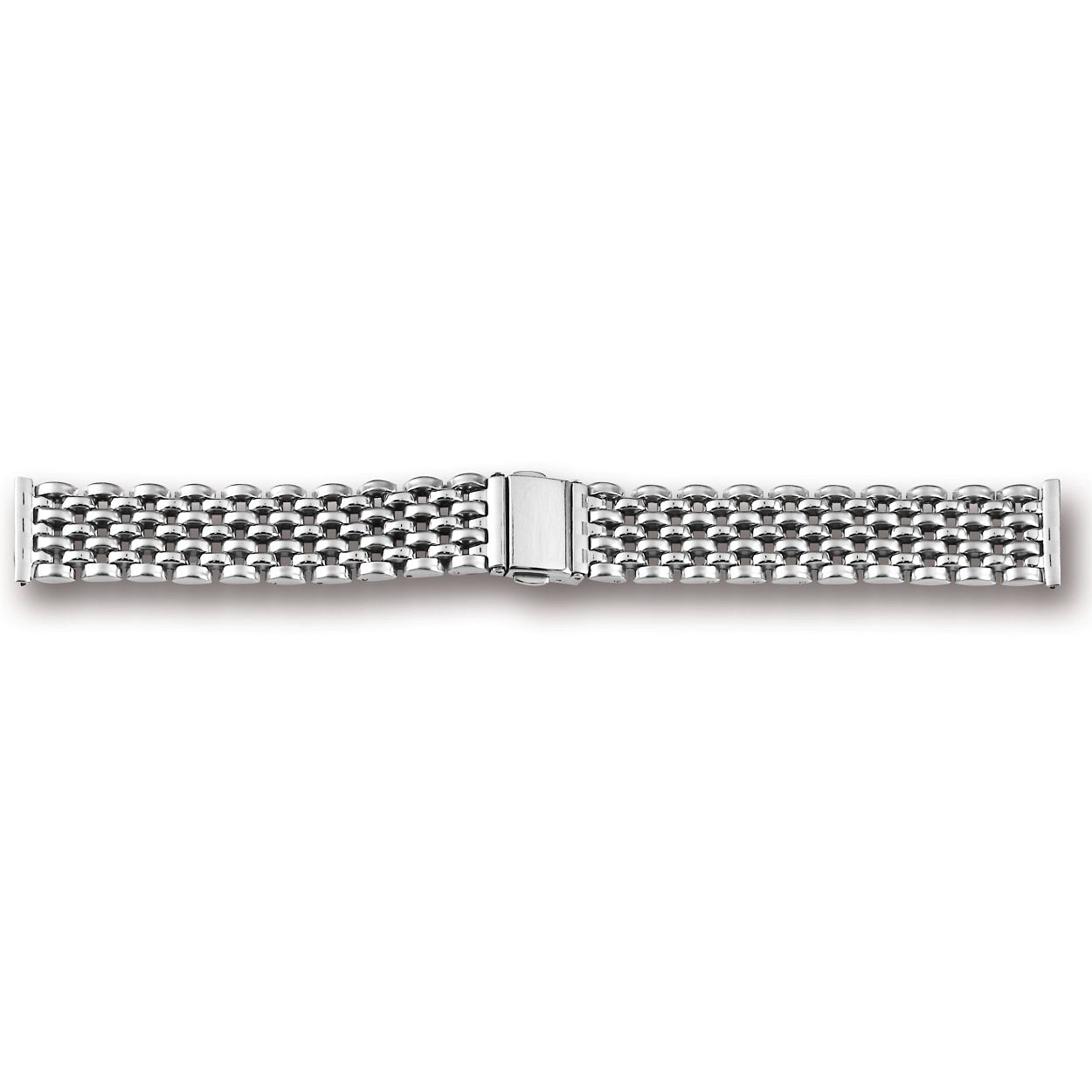 Horlogeband edelstaal 996 mat en gepolijst 18mm 