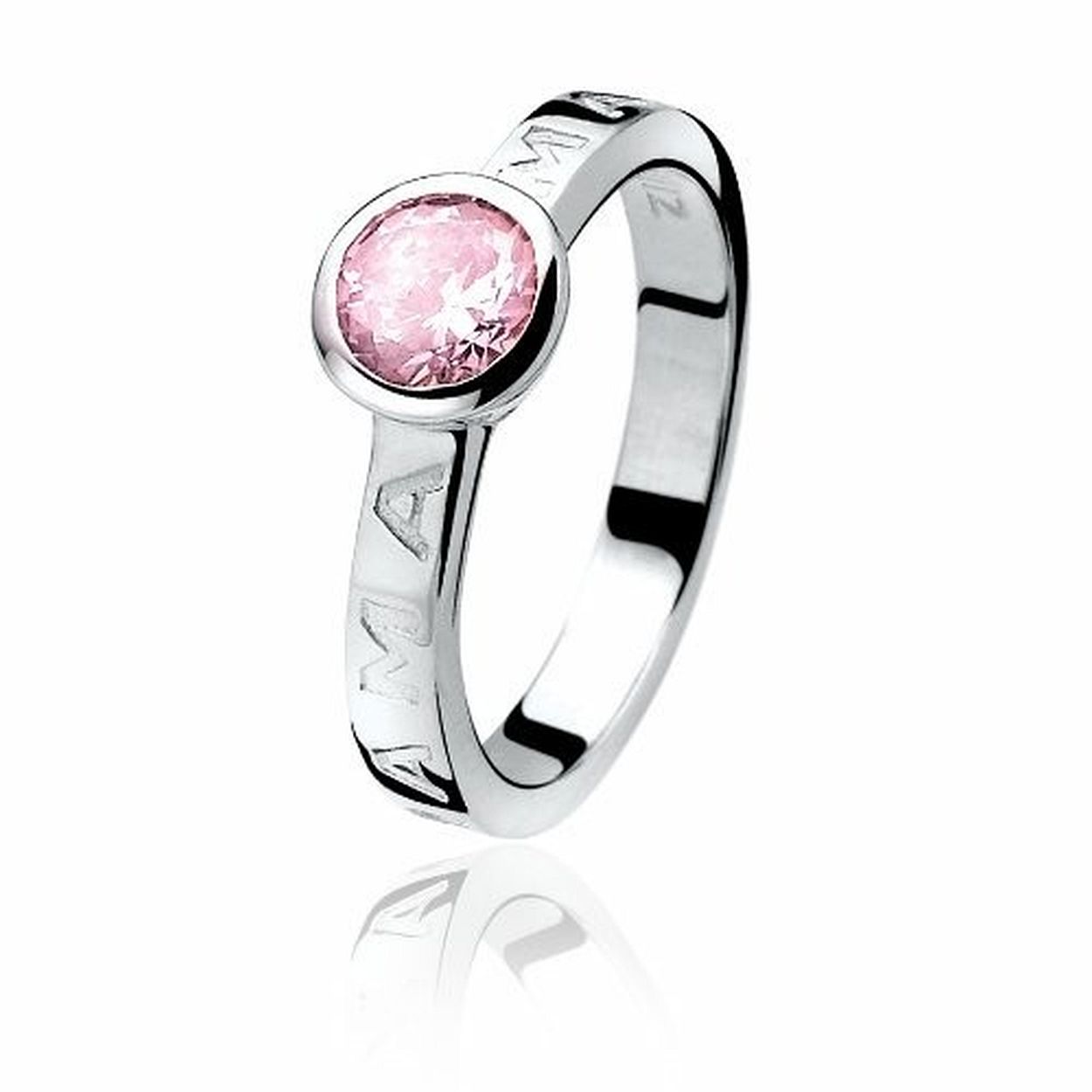 ZINZI zilveren mama ring roze ZIR849R