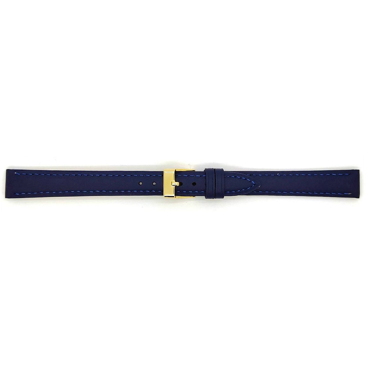 Horlogeband in Drake Leather - half Remborded en half gevuld - Extra lang