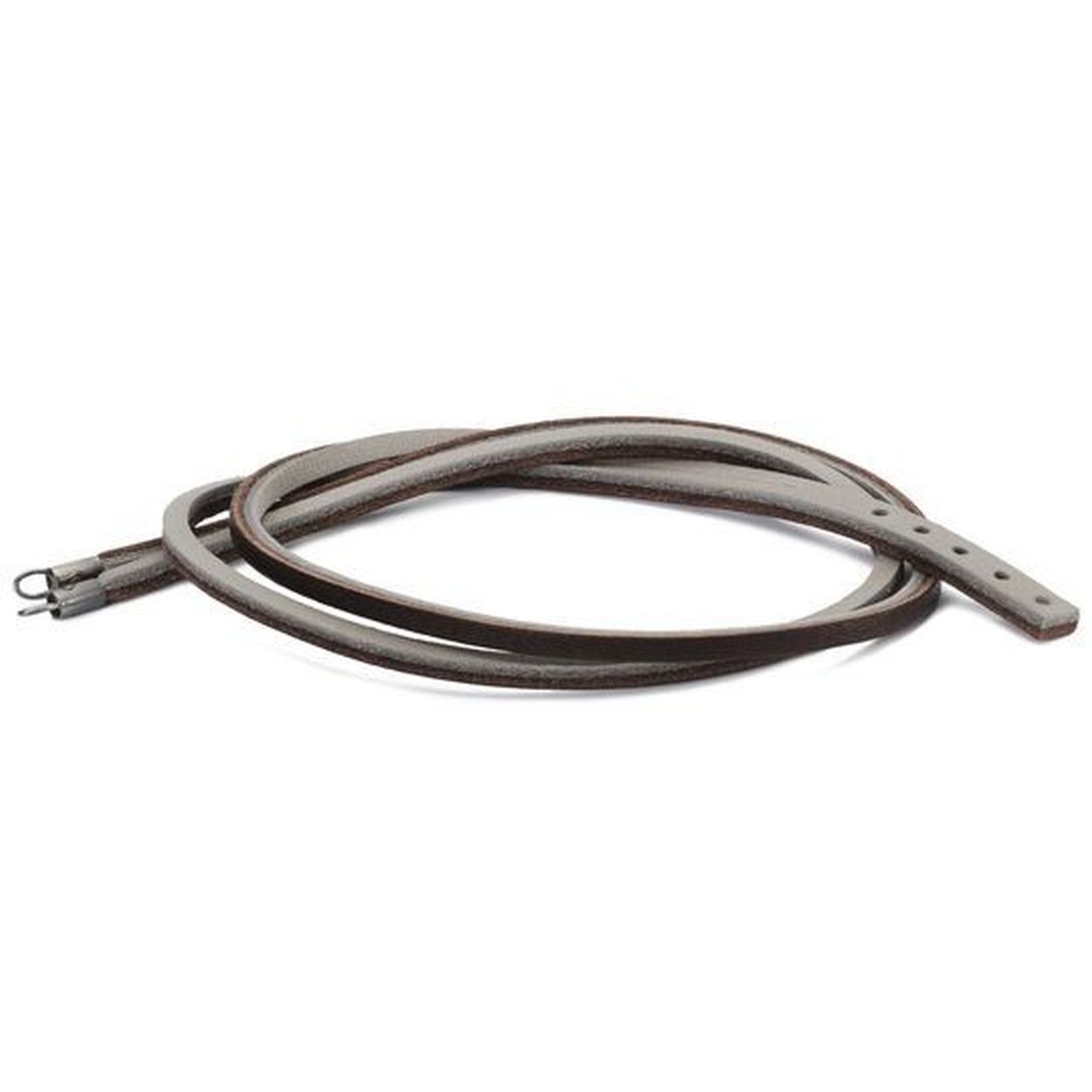 Leren armband bruin/lichtgrijs [41 cm]
De twee kleuren geven deze leren armband een bijzonder effect.