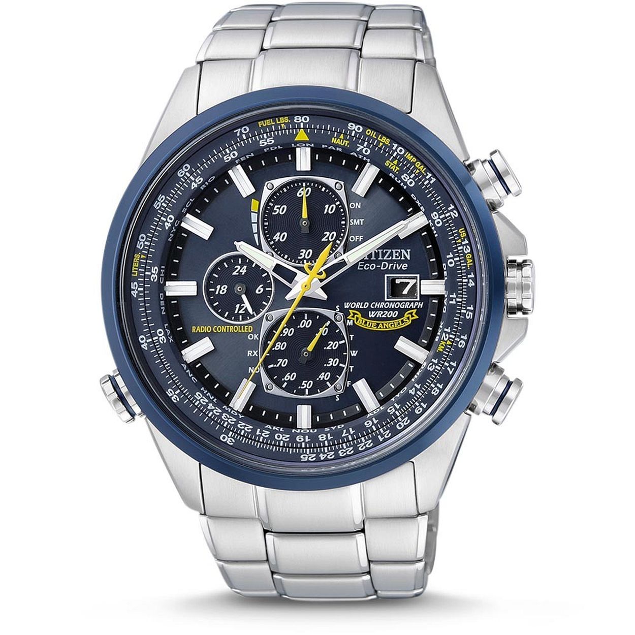 Algemeen
Geslacht: heren
Model: AT8020-54L

Voordelen
- zonne-energie
- band edelstaal zilver
- uurwerk zet zichzelf automatisch op de juiste tijd (radiografisch)
- chronograaf/stopwatch
- wijzerplaat blauw met zilvere streepjes
- boven gem. waterdicht: zwemmen/duiken
- glas is zeer krasvast
- maat kast 43mm (breedte) 12mm (dikte)




