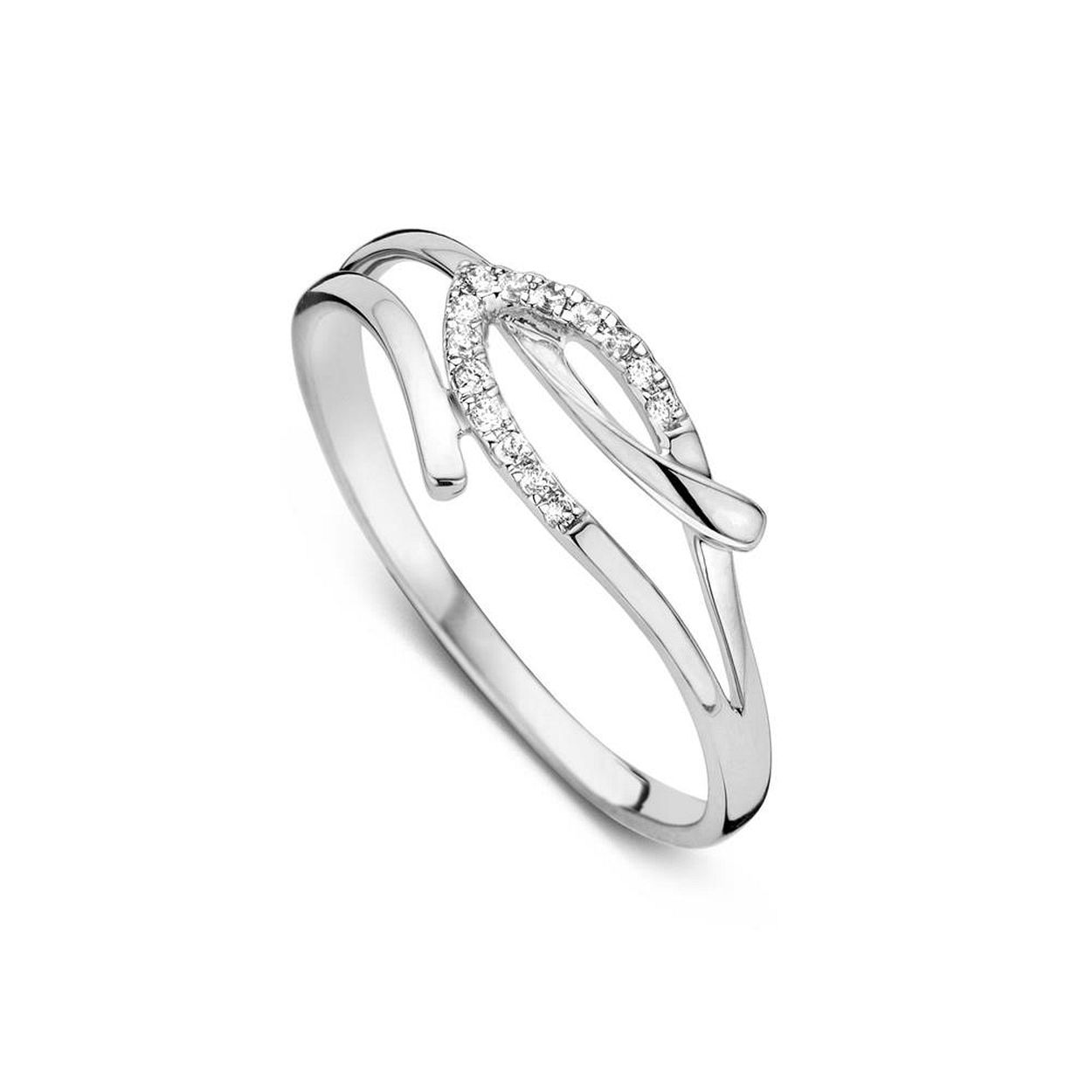 witgouden ring met briljant 0.06ct
deze ring heeft een enorme schitterend effect voor zijn prijs