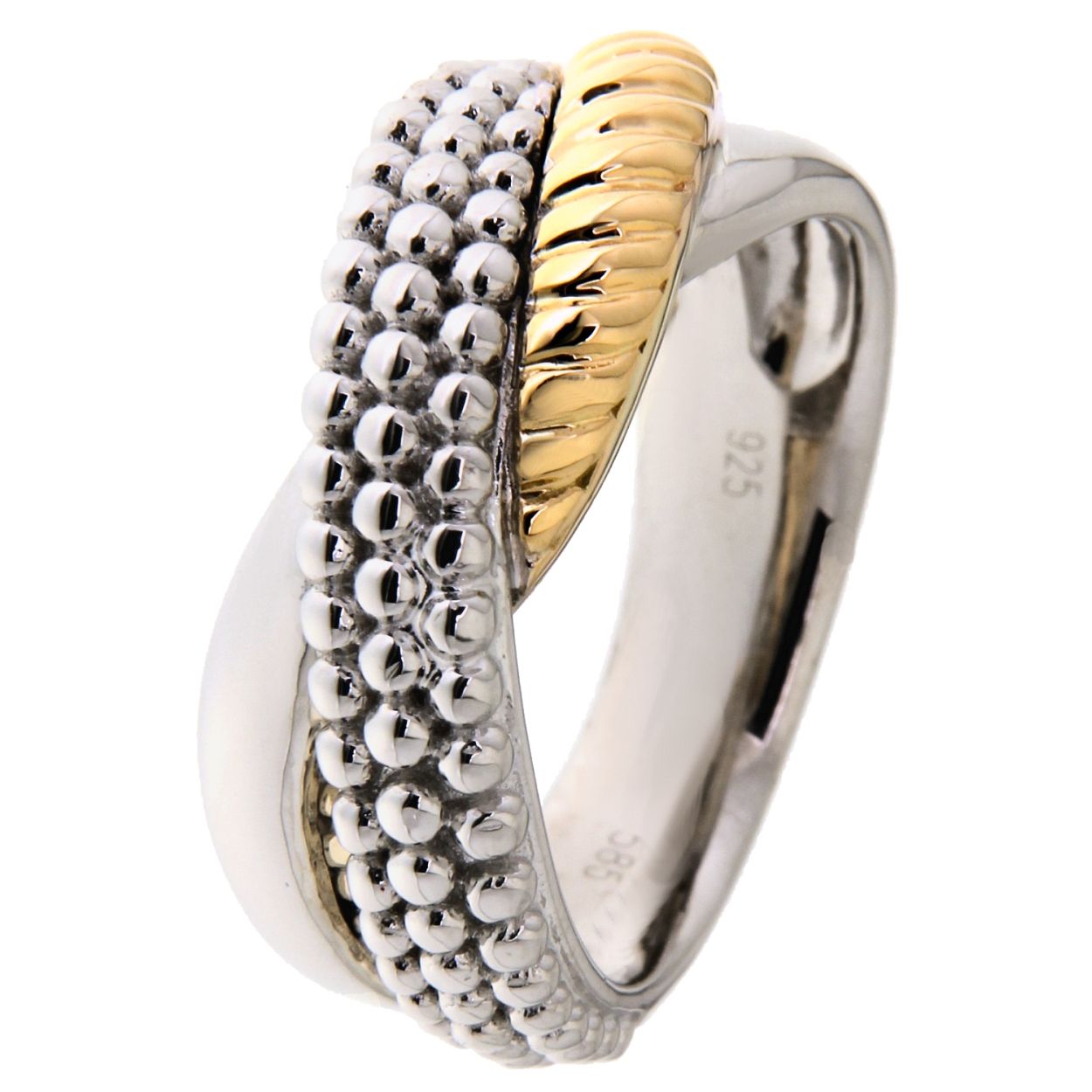 ring goud met zilver