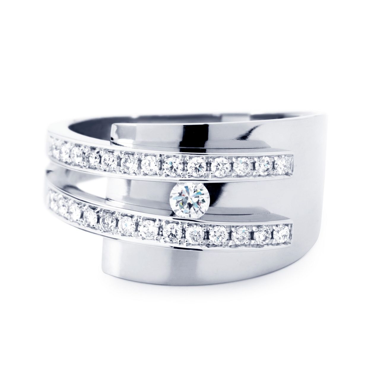 Ring Galla Riche model RIN0052-PAVE 
totaal Briljant 0.35ct
Centrumsteen 0.07ct
let op afbeelding is niet de juiste kleur de ring is 2 kleuren geel en wit goud