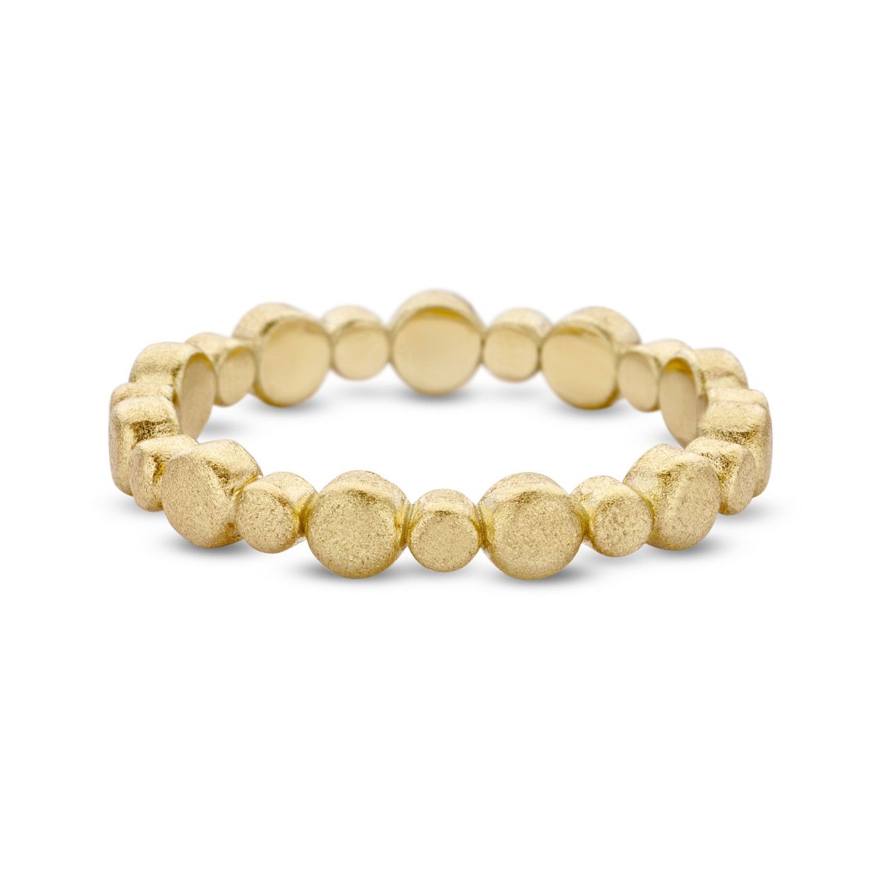 Nous sieraden ring TRUFFLE MIX 3.4mm geelgoud gepolijst 
NOUS-19GG
