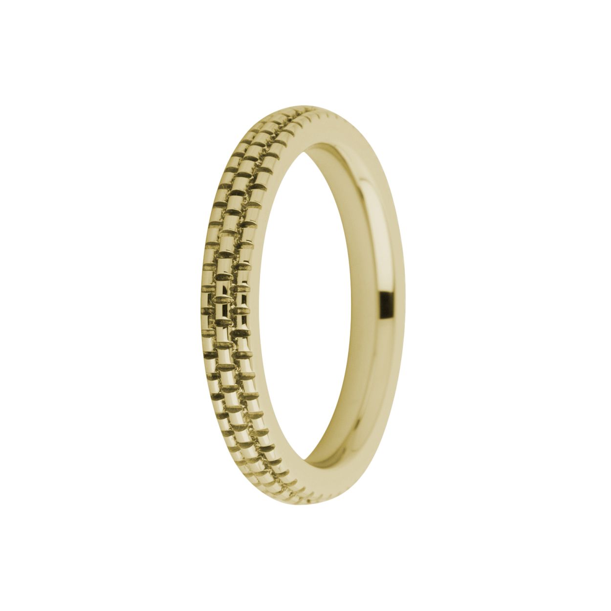 Melano friends sarah refined engraved ring - goudkleurig - dames - maat 56