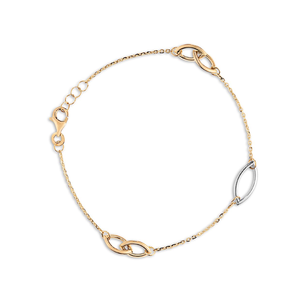 Dit is een armband van het merk Swing Jewels. Dit sieraad is gemaakt van goud.