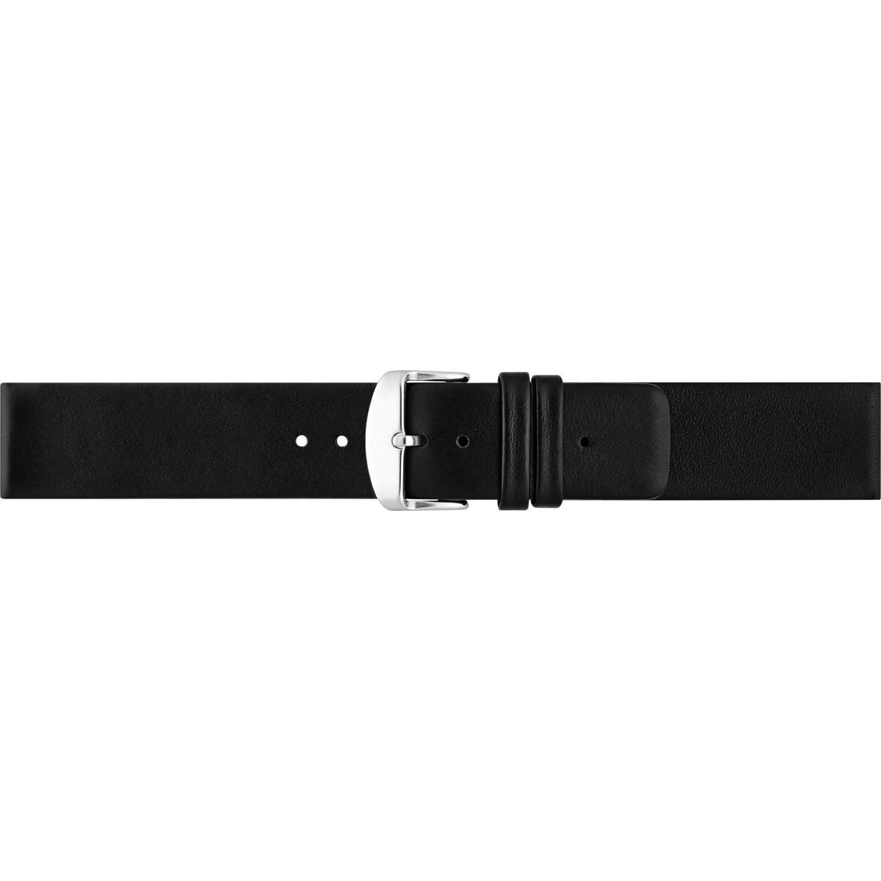 Horlogeband Marine Blauw Echt kalfsleer
