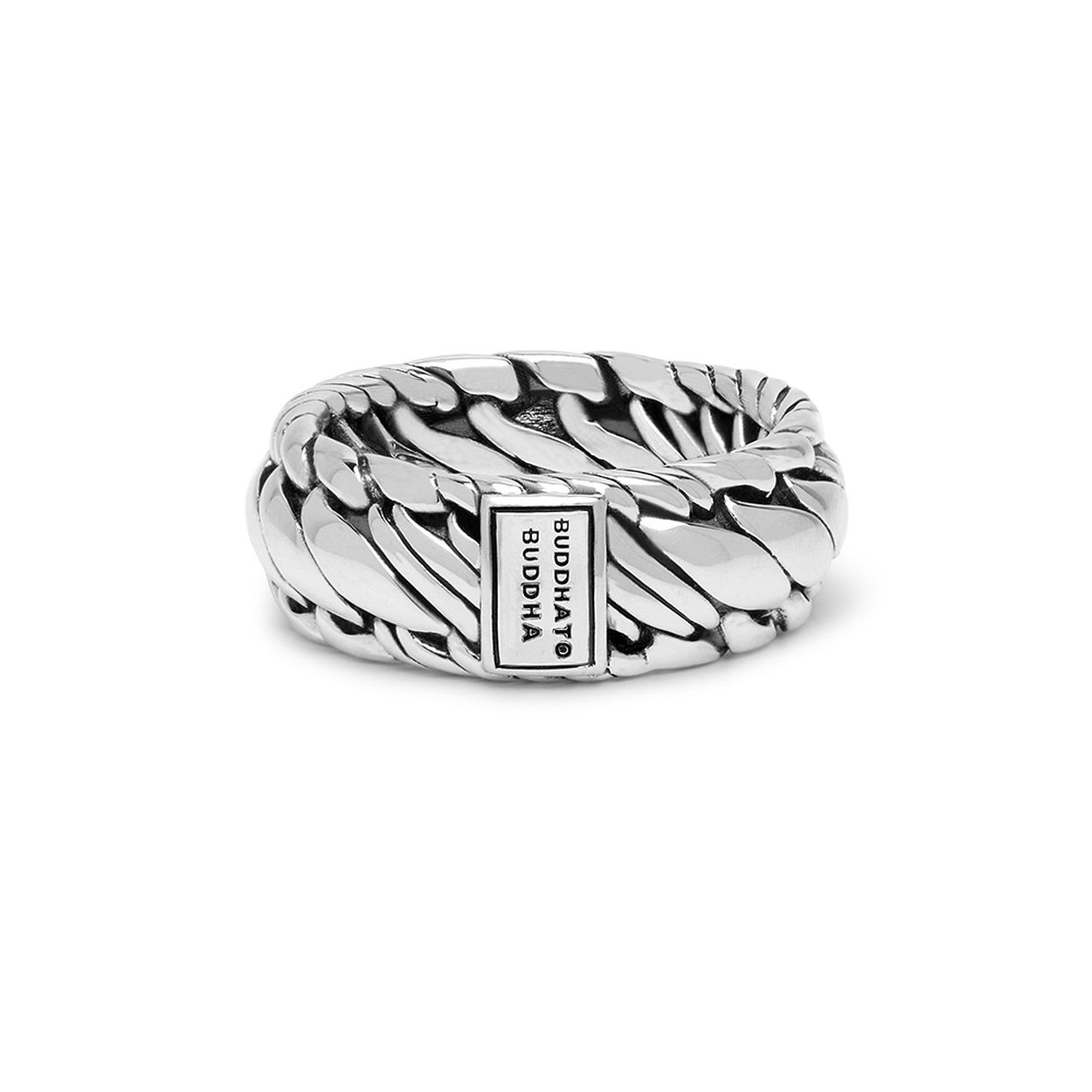 Buddha to Buddha - Edwin/Ben Small Ring Silver, Zilver 620 Maat: 17 - 001J026200117