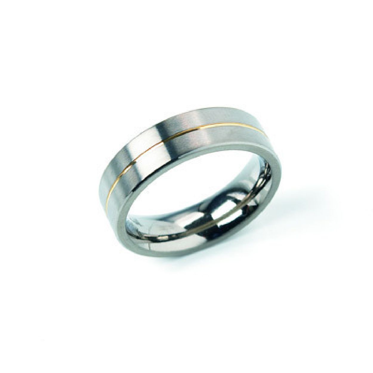 Dit is een ring van het merk Boccia Titanium