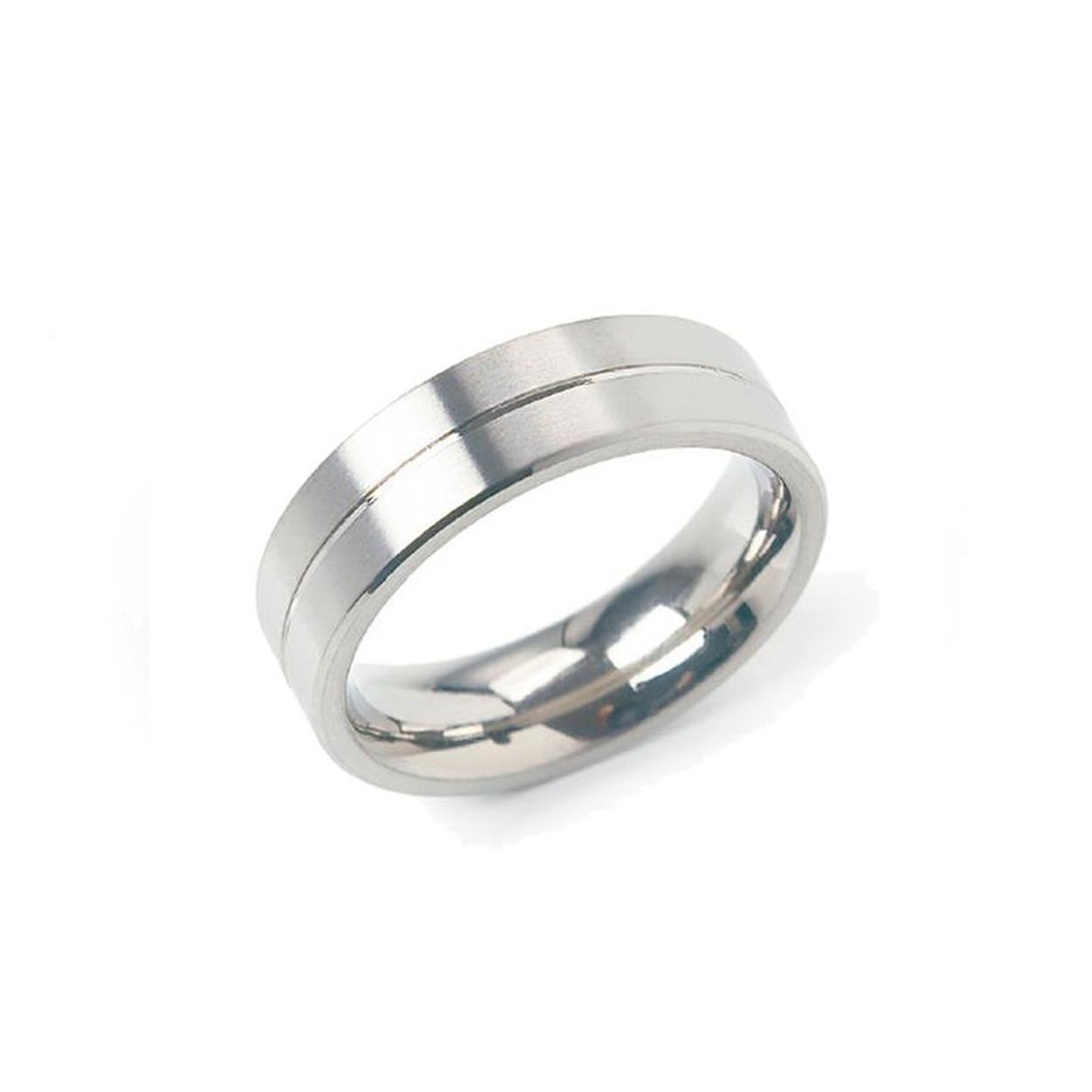 Boccia ring 0101-22, maat 62. Uitgevoerd in het allergievrije titanium en verkrijgbaar in diverse maten.
