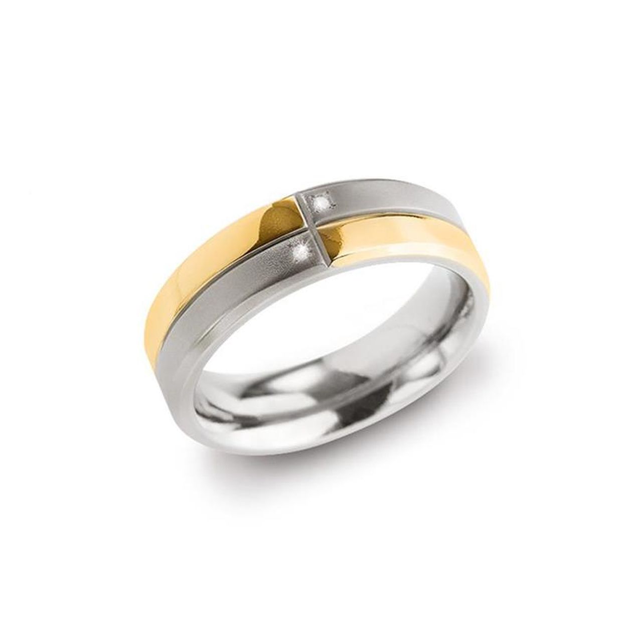 Boccia ring 2x 0.01crt 