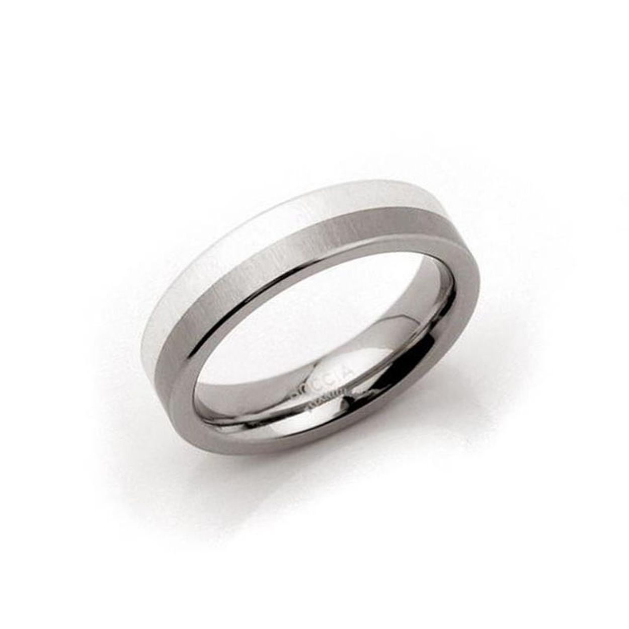 Fantasiering titanium/zilver Maat 18,5