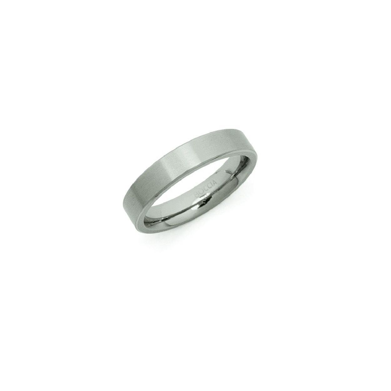 Dit is een ring van het merk Boccia Titanium