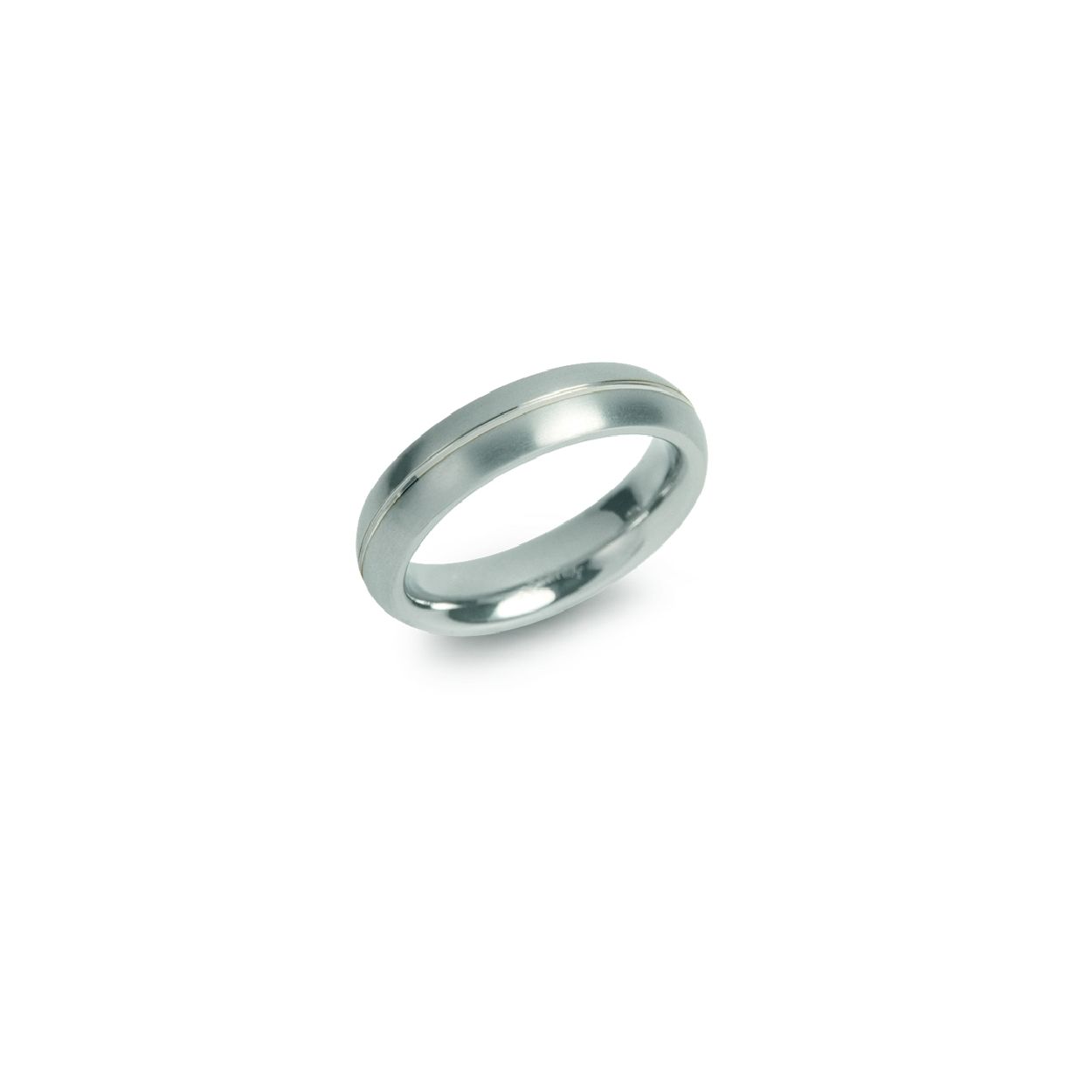 Dit is een ring van het merk Boccia Titanium
