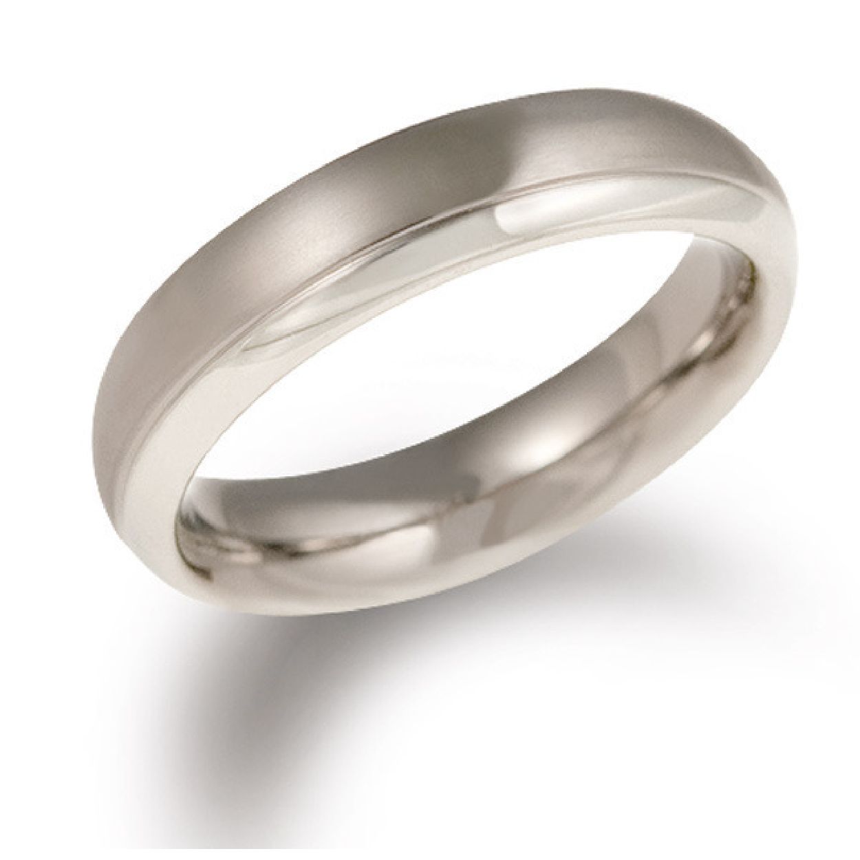 Dit is een ring van het merk Boccia Titanium
