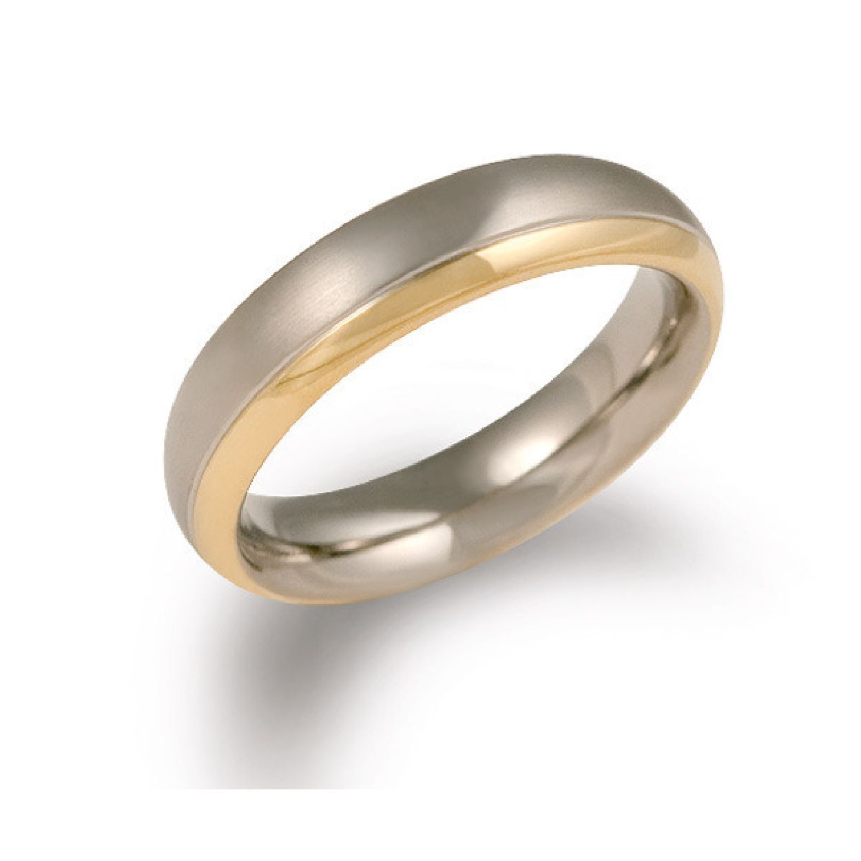 Dit is een ring van het merk Boccia Titanium