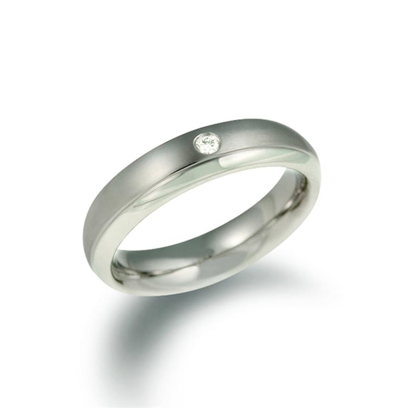 Dit is een ring van het merk Boccia Titanium