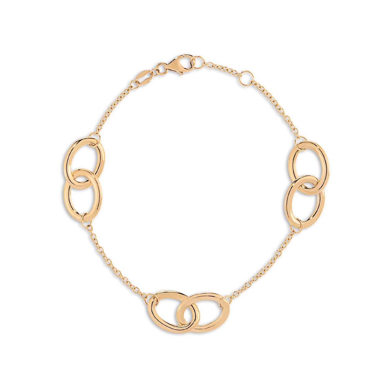 Dit is een armband van het merk Swing Jewels. Dit sieraad is gemaakt van goud.