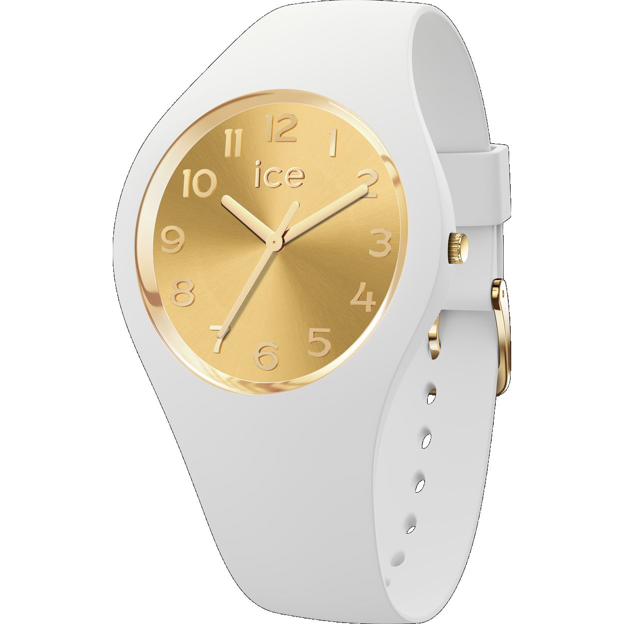 Dit is een horloge van het merk Ice-Watch. De bandkleur van dit horloge is wit.