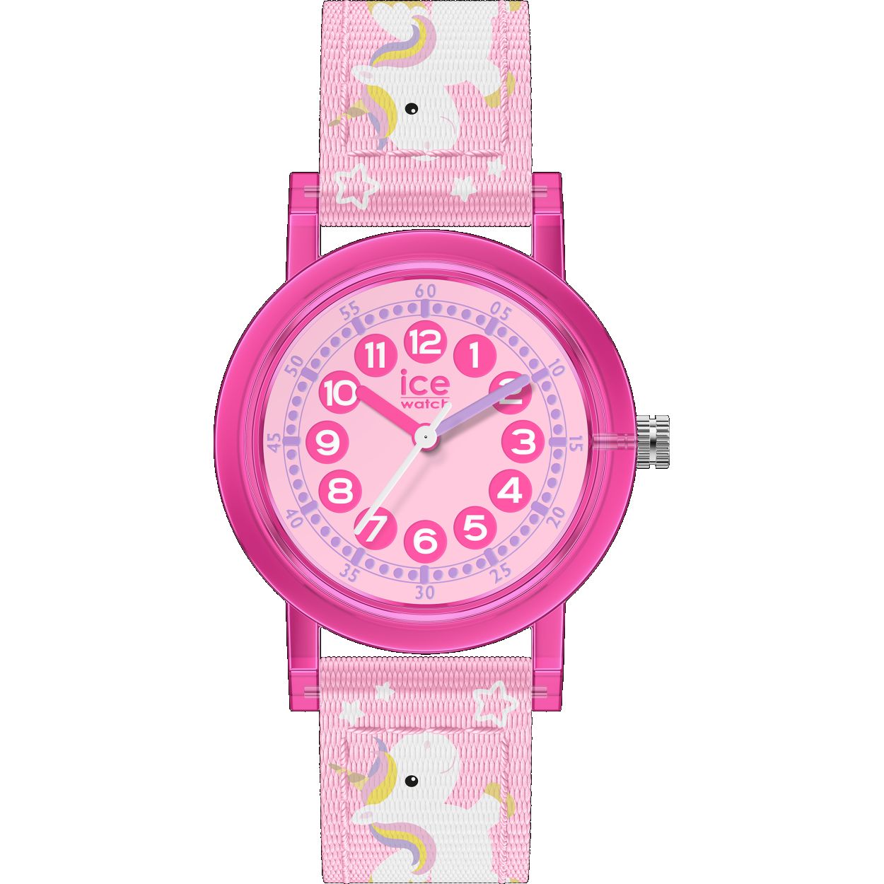 Dit is een horloge van het merk Ice-Watch. De bandkleur van dit horloge is roze.