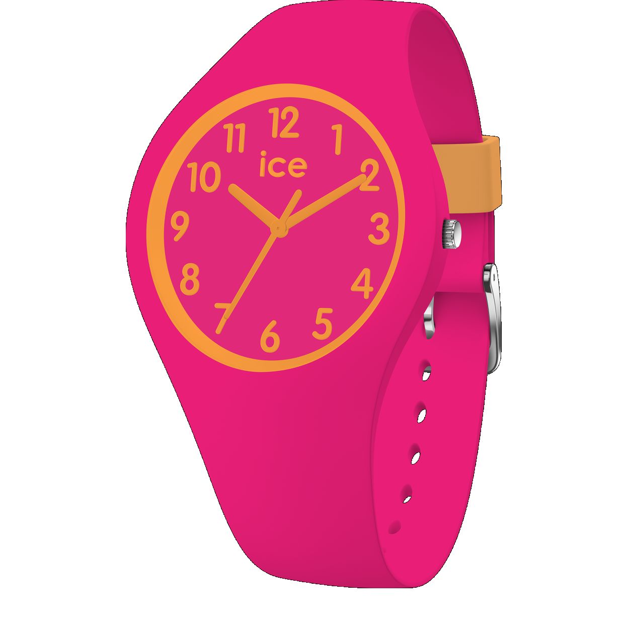 Dit is een horloge van het merk Ice-Watch. De bandkleur van dit horloge is roze.